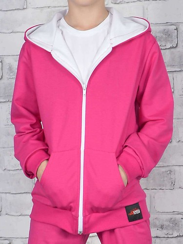 Hoodie Hooded Jumper Jacket Sweatshirt Zip Jumper Girls Children's 30323 - Picture 23 of 41
