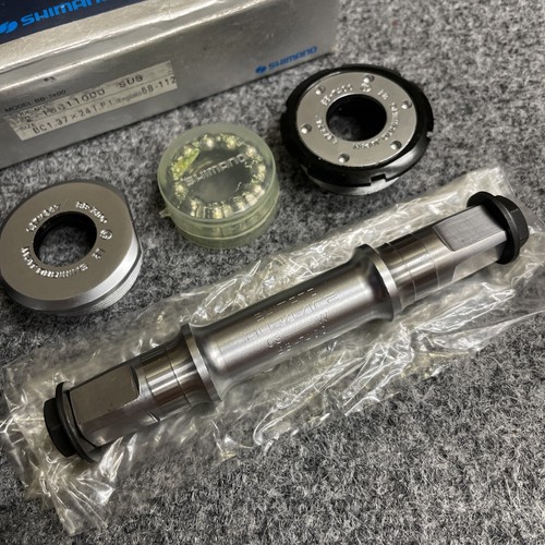 Shimano Dura-Ace BB-7400 Square Taper Bottom Bracket 1.37 x 24T 68mm BSA 112 - Picture 2 of 24