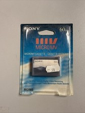 SONY MGR-60 Micro MV MicroMV Video Tape Cassette 60-Minute - Brand New