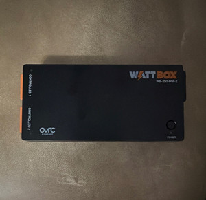 WattBox WB-250-IPW-2 Surge Protector 2-Outlet 120V Voltage Compatibility 12A