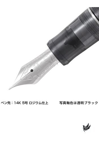 PILOT Custom 74 Fountain Pen (Clear Medium Nib) - Picture 2 of 2