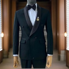 New Wedding Tuxedo Formal Workwear Mens Suits Groom Custom Made Bestman Offical