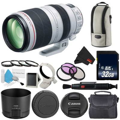 Canon EF 100-400mm f/4.5-5.6L is II USM Lens (Intl Model) Version 9524B002 Profe