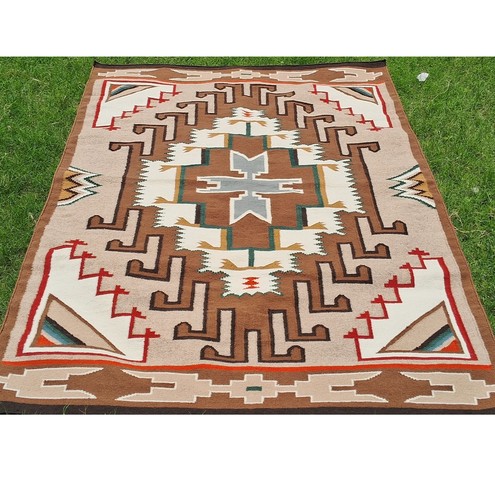Alfombra Navajo Navaho Alfombra de Lana Nativa Americana Kilim Alfombra de Área Suroeste 5x8 pies