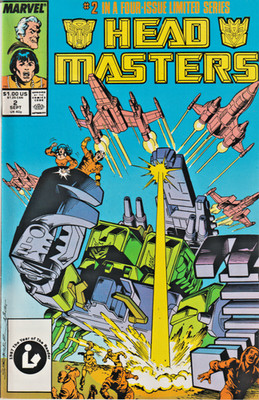 TRANSFORMERS : HEADMASTERS #2    HASBRO / MARVEL  1987  NICE!!!