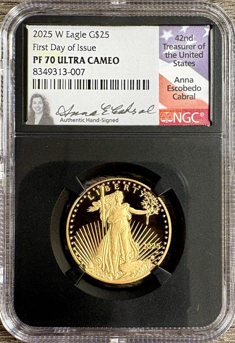 American Eagle NGC Grade PR 70 1/2 oz Precious Metal Content per