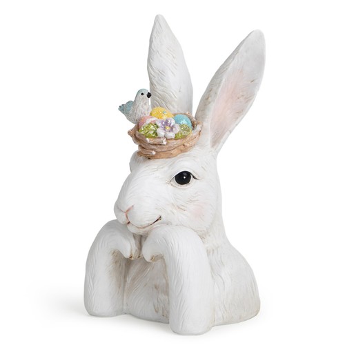 Easter Bunny Home Decorations Spring Flower Bunny Figurines Decor for Easter ... - Bild 2 von 7