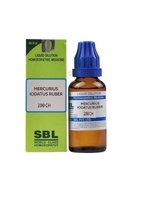 Mercurius Iodatus Ruber Dilution 200 CH