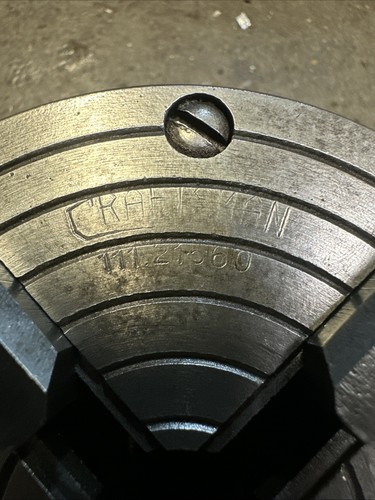 Craftsman 109 4” 4 Jaw Independent Metal Lathe Chuck 3/4”-16 Threaded Back 111. - Picture 2 of 23