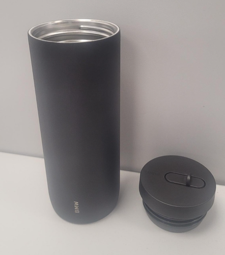 BMW Sports Bottle Thermo Travel Mug Cup - Stainless Steel - 530ml - 80235B5F656 - Picture 4 of 5