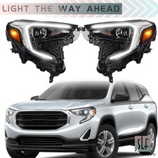 For Gmc Terrain 2018-2021 Projector Headlights Hid Wled Drl D5shid Kit Pair