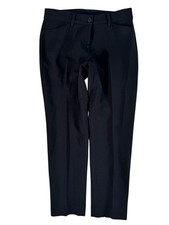 Talbots Black Hampshire Ankle Mid-Rise Dress Pants Women's Size 4 Petite