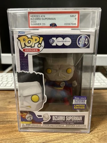 Psa Graded 9 Funko Pop Bizarro Superman Summer Con 2023 Limited Edition
