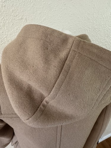 Burberry Kids Tan Camel Wool Toggle Duffle Coat Jacket Size 10 Black Detail * - Picture 9 of 23