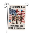 Memorial Day Garden Flag Patriotic 4th of July Stars and Size-12.5 x 18 Inch