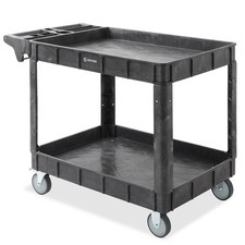 OPEN BOX - Utility Service Cart with 2-5" Swivel Wheels, 2 Shelves, 550lb.