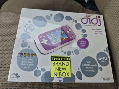 2008 Leap Frog Didj Purple Handheld Custom Gaming System New Seal Ripping 