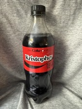 Share a Coke with Kristopher 2025 Personalized Gift Coca~Cola Bottle 20oz Zero