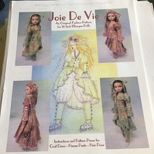 MHD Designs Joie De Vie Sewing Pattern For Ellowyne And Other 16 Dolls