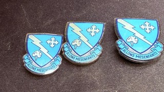Lot 3 Vintage 310th Infantry Regiment DUI Crest Pins Whitehead Hoag