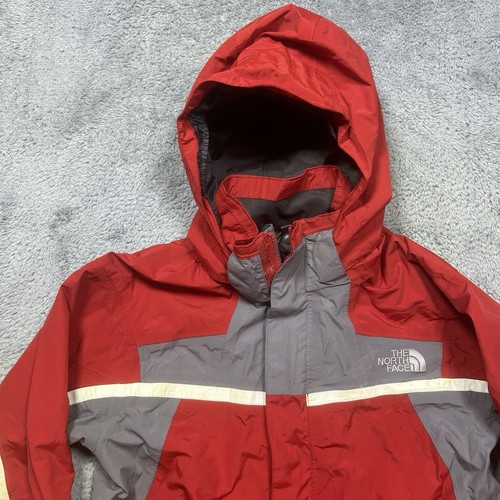 The North Face Jacket Boys L 14/16 Red Gray Hyvent Ski Outdoor Snowboard Skirt - Picture 4 of 14