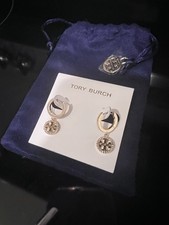 Tory Burch Icon Pave earrings in gold New