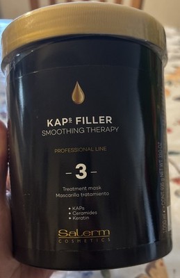 New & Sealed: Salerm Kaps Filler Smoothing Therapy 3 Treatment Mask 33 OZ