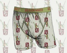 Duluth Trading Co Men's 2XL Buck Naked Boxer Brief Diamond Knit Bloody Mary NIP