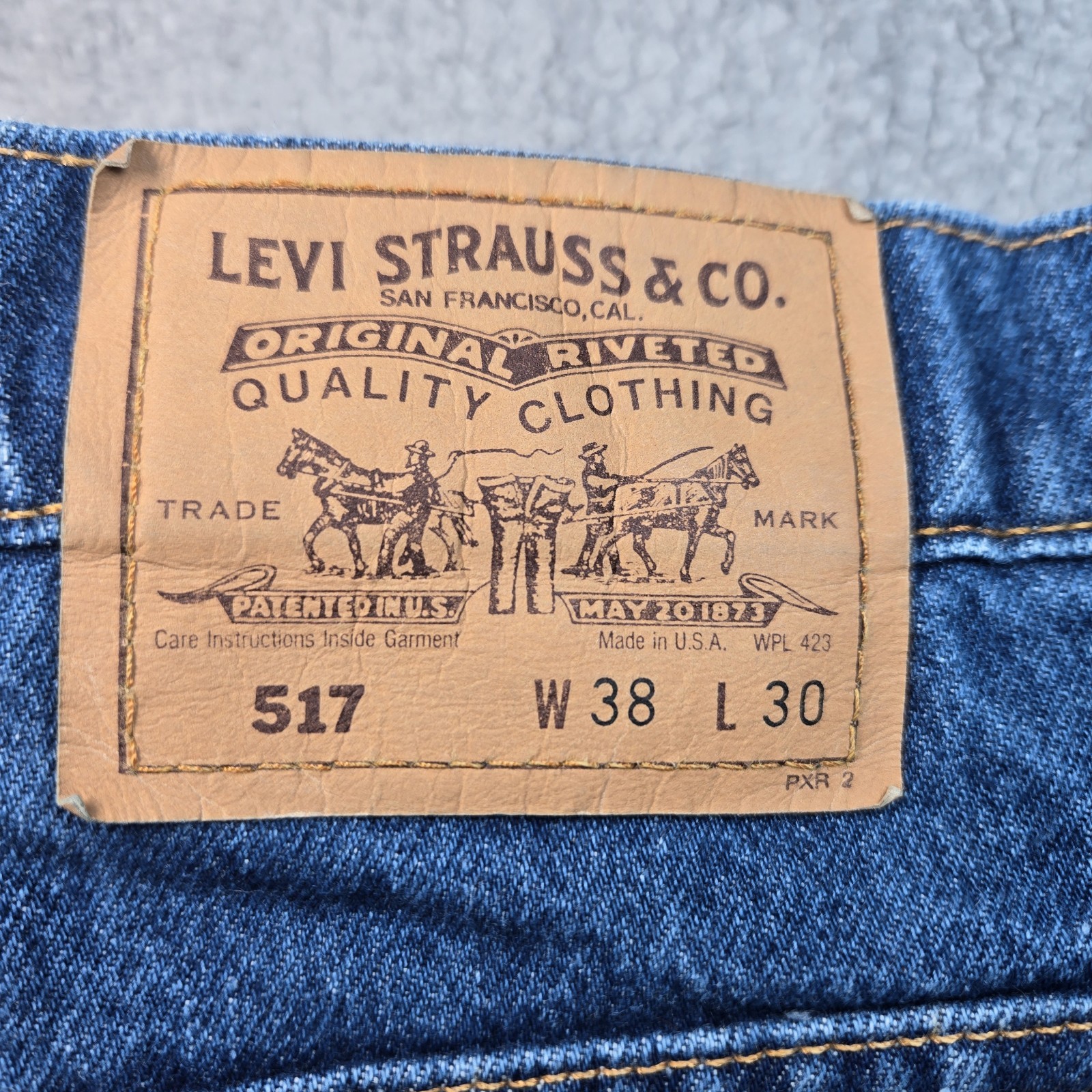 Vintage Levi's 517 Men's Orange Tab Jeans Size 38x30 USA 1993 thumbnail 7