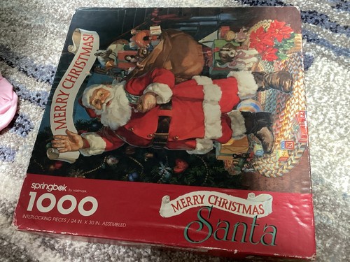Frohe Weihnachten Puzzle Springbock 1000 Teile gebraucht - Bild 3 von 4