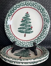 Furio LaPrimula Christmas Tree Salad plates 8  Italy Set Of 3 VGUC