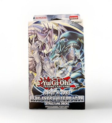 yu gi oh blue eyes white dragon structure deck Amazon.com: Konami Saga of Blue Eyes White Dragon Structure Deck : Toys &  Games main image 1