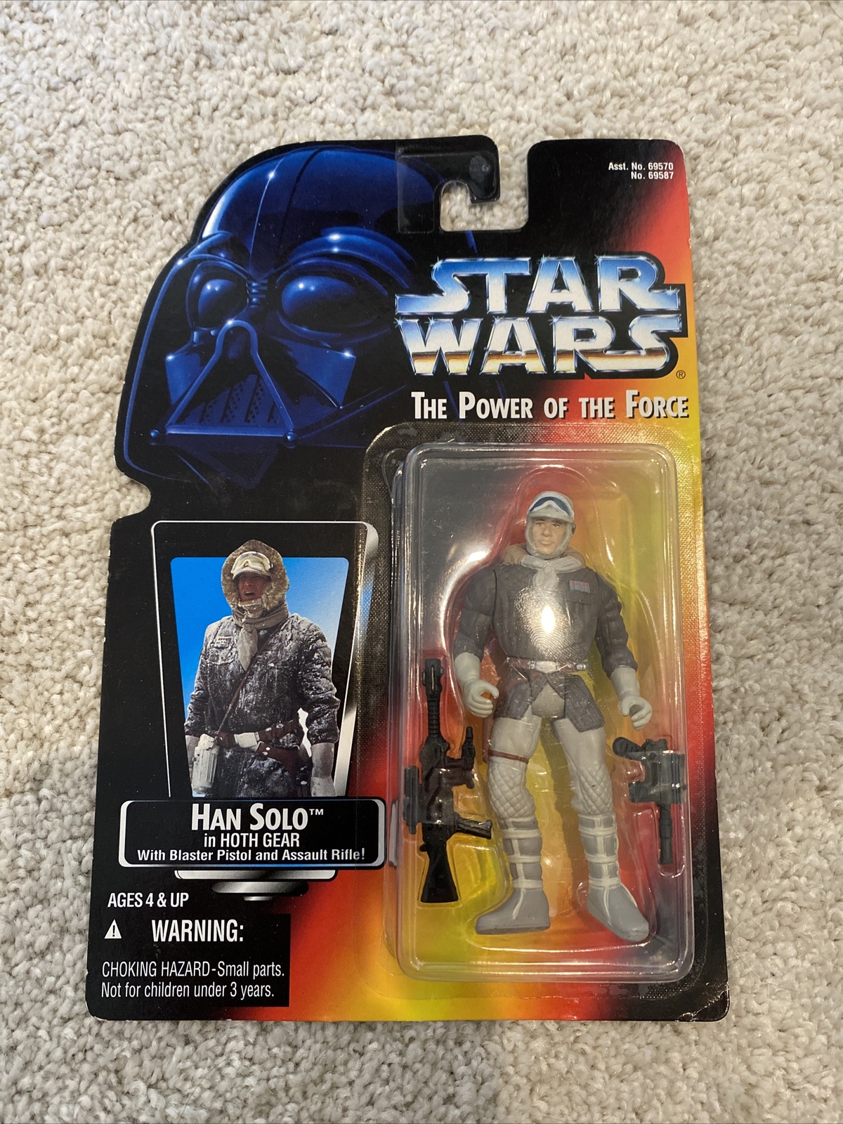 Power Of The Force Red Card Star Wars Power Of The Force Han Solo