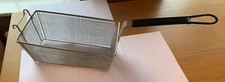 Cesta para freidora de astillas flacas de acero inoxidable de alta resistencia agujeros de 3 mm 340 mm x 165 mm x 150 mm