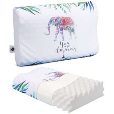 Talalay Latex Pillow Medium Support Bed Pillow Relieve Neck Pain Memory Foam USA