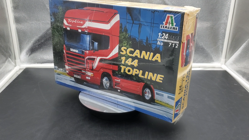 ITALERI 1/24 Scania 144 Topline Semi truck 1998 New Unopened Model Kit No. 712 - Video 1 of 1