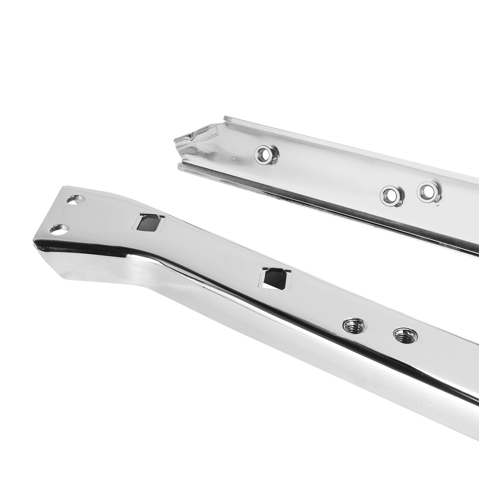 Harley-Davidson Chrome Saddlebag Rail Support Brackets Touring