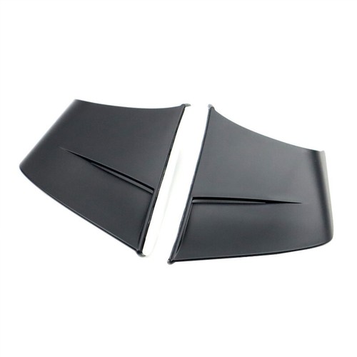 1 Pair Matte Black Motorcycle Spoiler Air Deflector Wing Plastic Fit For SUZUKI - Picture 3 of 6