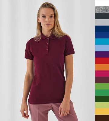 2 Stück Set B&C Damen Poloshirt feines Piqué Baumwolle Timeless Women PW457 NEU