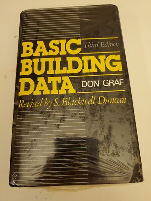 BASIC BUILDING DATA By Don Graf **Mint Condition**