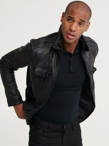 Black Leather Jacket for Men 100 