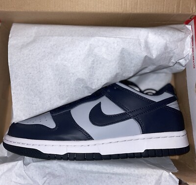 Nike Dunk Low (GS) Georgetown CW1590-004 GS Size 6Y / Women's 7.5 Fast Ship