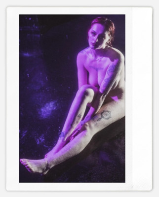 Art model Hexmotel Instax Wide Instant Film Print