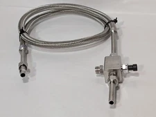 1500mm 316L Stainless Steel Flexible Braided Metal Hose 2.5MPa DN15