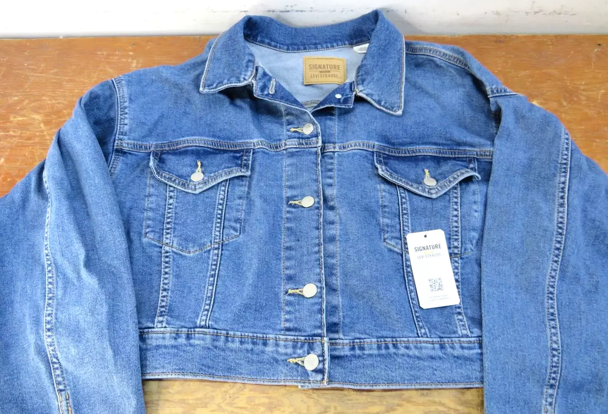 Levis denim shop jacket womens ebay