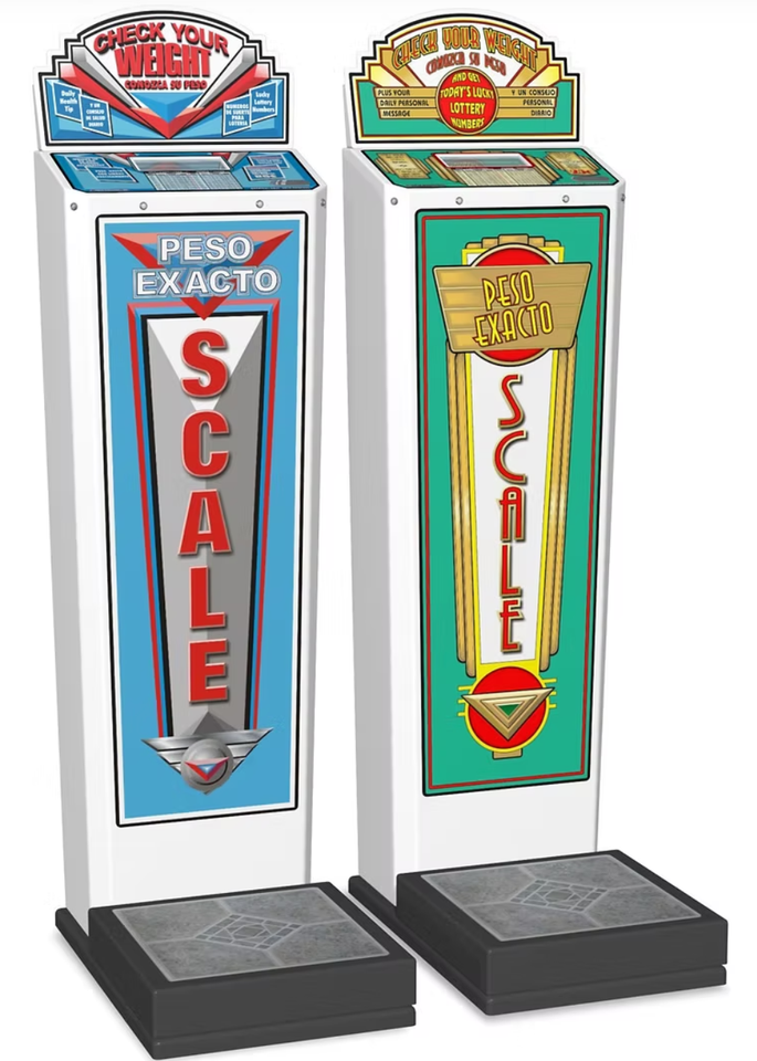 Impulse Industries Digital Coin Operated Weight Scale Vending Machine ...