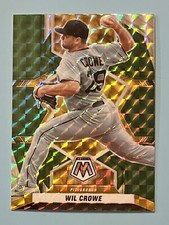 2022 Panini Mosaic WIL CROWE Green Mosaic Prizm Pittsburgh Pirates #218
