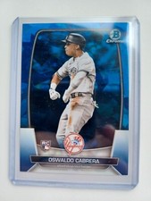2023 Topps Bowman Chrome Sapphire #33 Oswaldo Cabrera New York Yankees RC