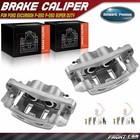 Pair Front Brake Calipers w/ Bracket for Ford F-250 F-350 Super Duty Excursion