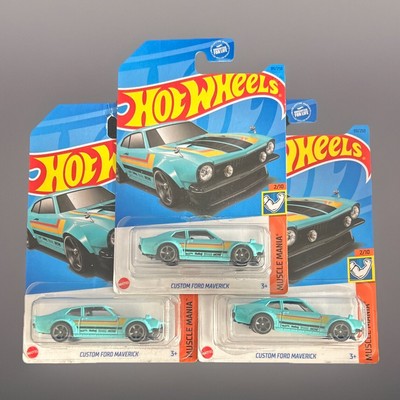 2023 HOT WHEELS CUSTOM  72 FORD MAVERICK 2/5 LOT OF 3